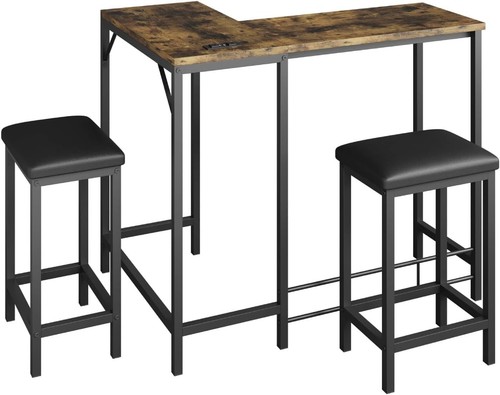 Bar table and chairs set - bar,