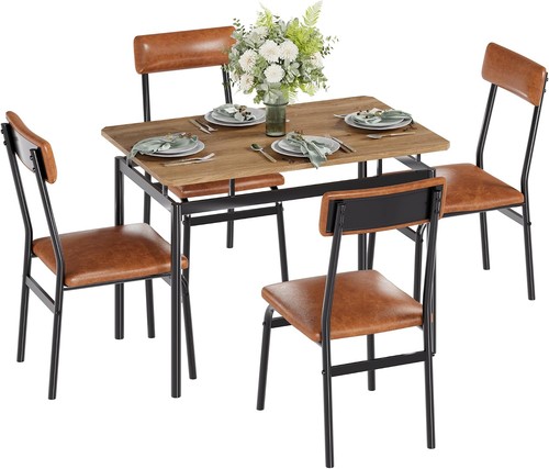 Pieces dining table set with - set,