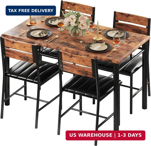 Dining table set for wood - set,